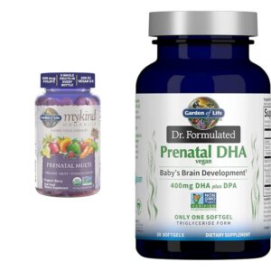 Gomitas prenatales orgánicas Garden of Life caja 30 días