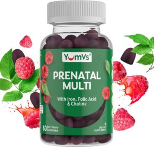 Version 1.0.0 Gomitas prenatales YumVs para mujeres con nutrientes esenciales