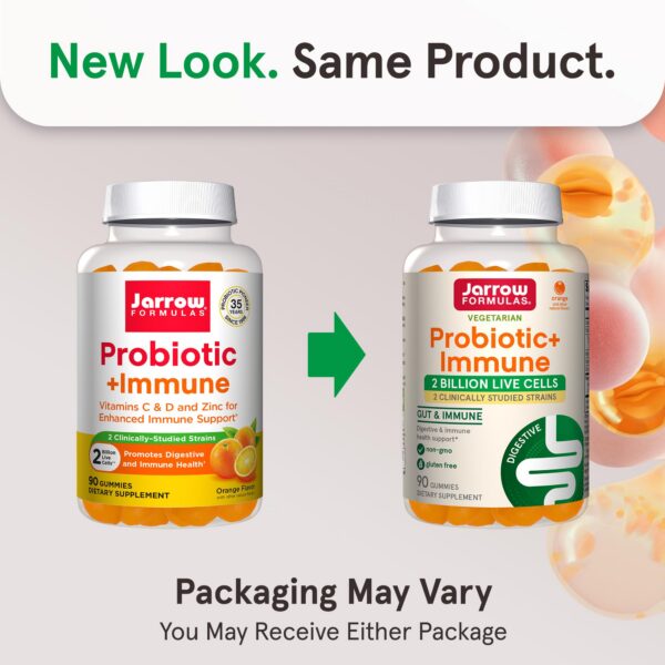 Gomitas probióticas para apoyo inmunitario Jarrow Formulas