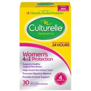 Cápsulas Culturelle probióticos 4 en 1 para mujer y hombre