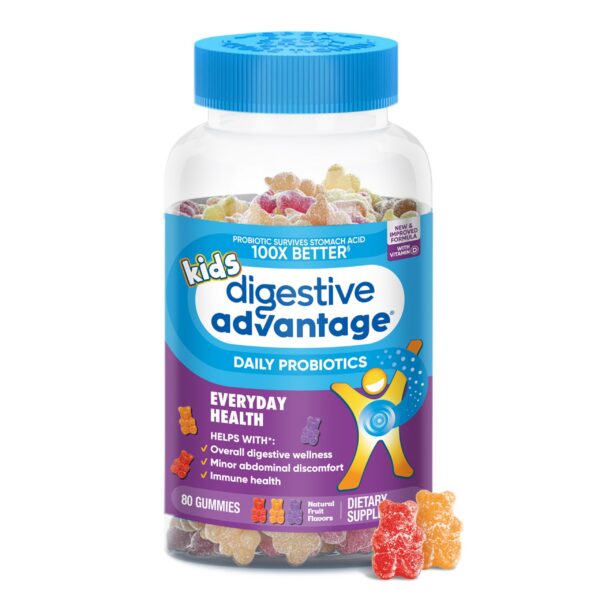 Version 1.0.0 Gomitas probióticas Digestive Advantage salud digestiva 80 unidades