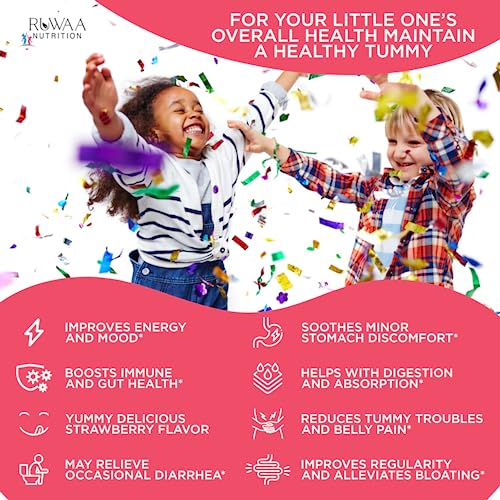 Gomitas probióticas infantiles RUWAA NUTRITION textura y color