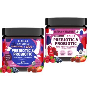 Version 1.0.0 Gomitas probióticas Llama Naturals sabor mezcla de bayas para niños