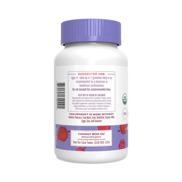 Gomitas probióticas MaryRuth para niños sabor fresa con bacillus subtilis