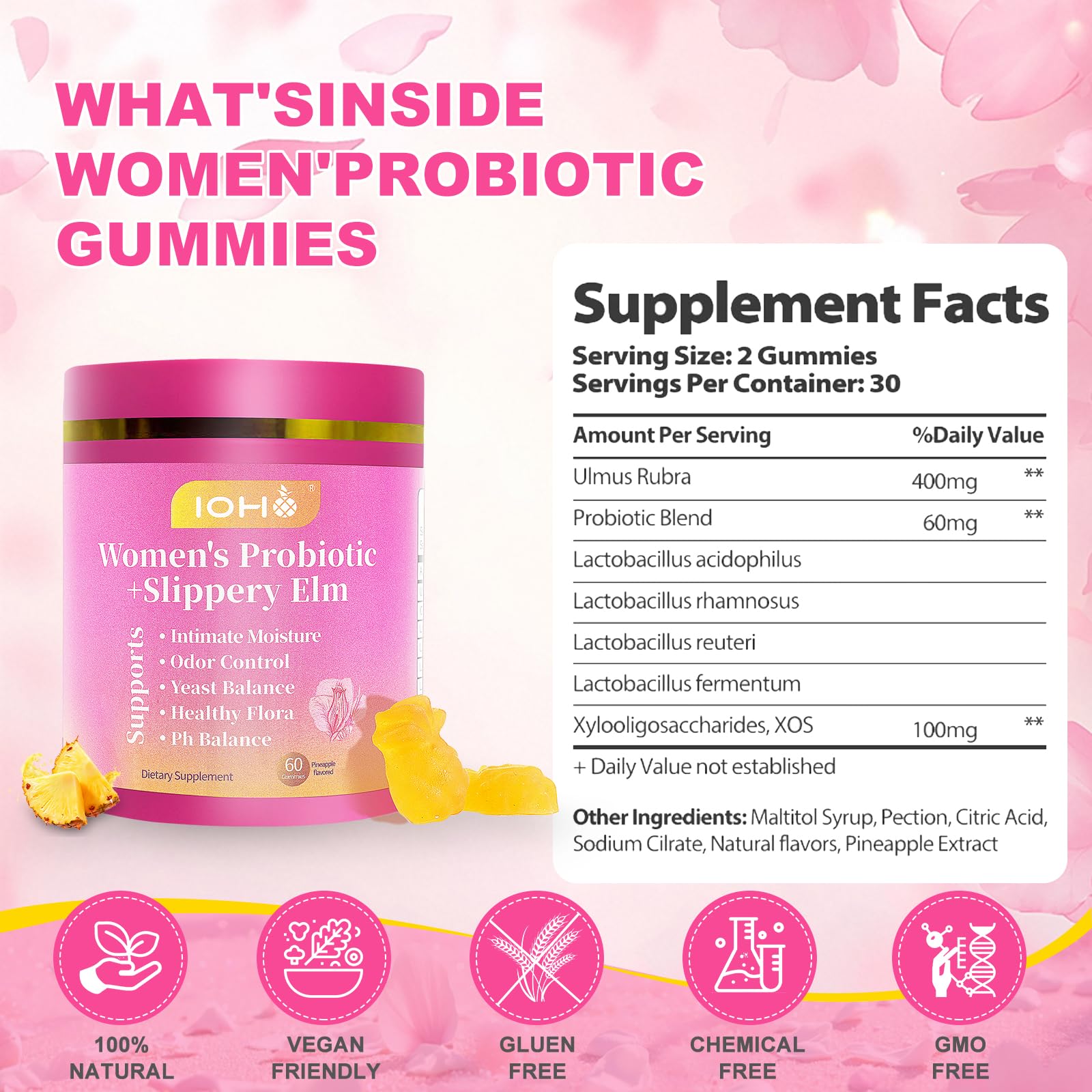 ZREVSB Feminine Probiotics, pH