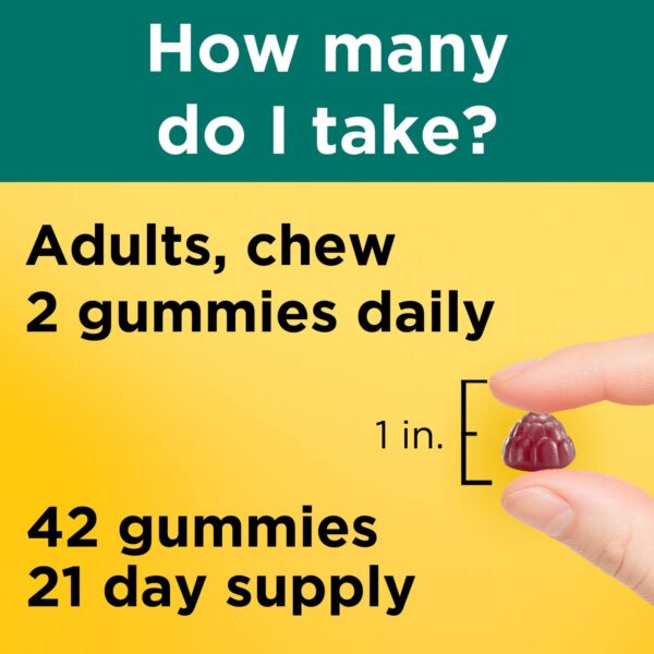 Gomitas probióticas sabor frambuesa y cereza Nature Made