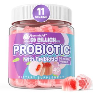 Version 1.0.0 Gomitas probióticas sin azúcar 60 mil millones ufc sabor durazno