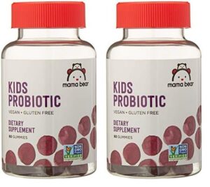 Gomitas probióticas veganas para niños Mama Bear berry paquete 1