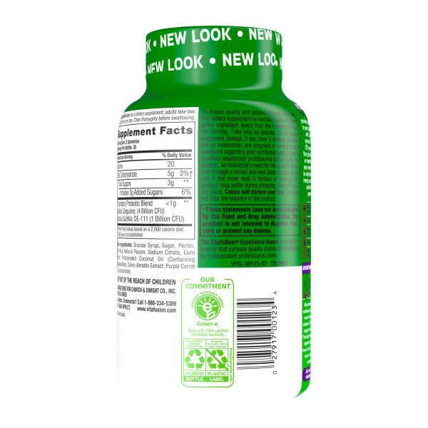 Gomitas Probióticas Vitafusion sabores naturales