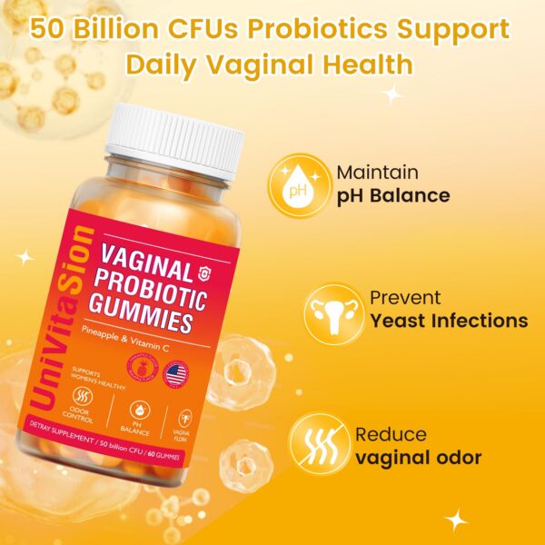 Gomitas profesionales probióticas UniVitaSion 50 mil millones CFU