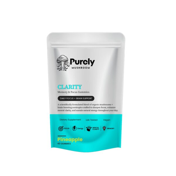 Gomitas Purely Mushroom Clarity con Lion’s Mane