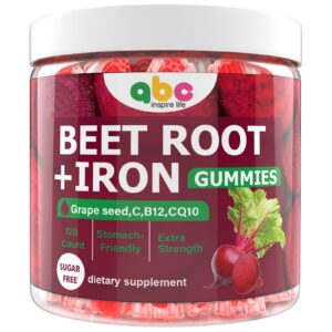 Paquete de gomitas de raíz de remolacha 3000mg 120 piezas