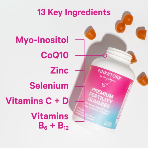 Gomitas rosas para fertilidad Pink Stork