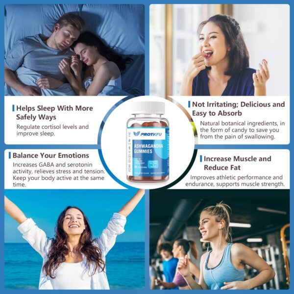 Gomitas sabor berries ProTKFU para relajación y salud