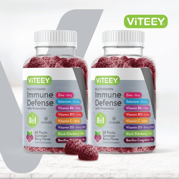 Version 1.0.0 Gomitas sabor berry soporte inmune Viteey multivitaminas