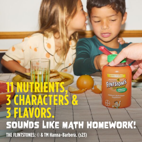 Gomitas sabor cereza naranja y frambuesa Flintstones