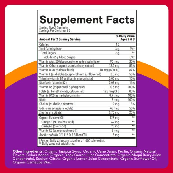 Gomitas sabor cereza, naranja y mezcla de frutas para niños