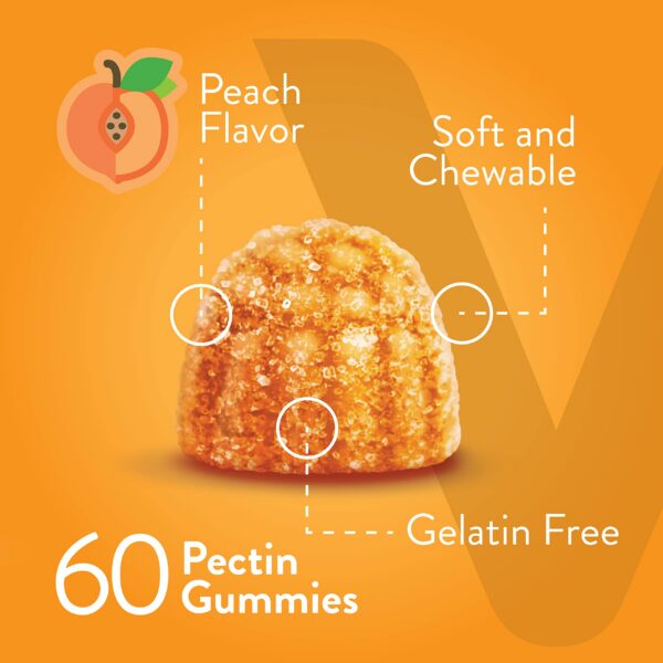 Gomitas sabor durazno para apoyo inmunológico y articular