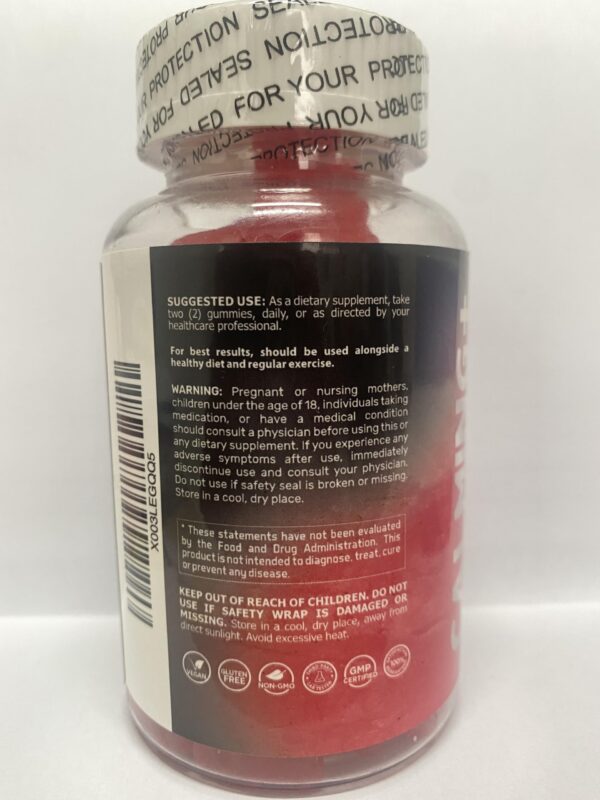 Gomitas de magnesio sabor fresa para apoyo cardiaco