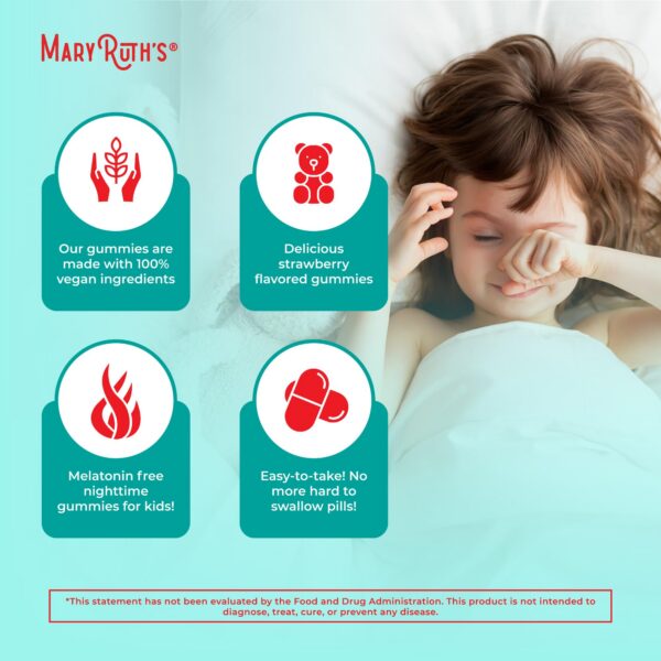 Gomitas sabor fresa MaryRuth para relajación infantil