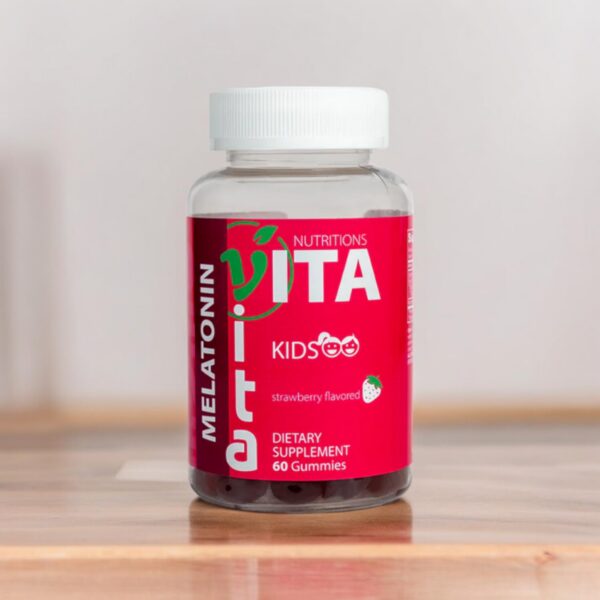 Version 1.0.0 Gomitas sabor fresa Vitafita Nutritions multivitamínico niños