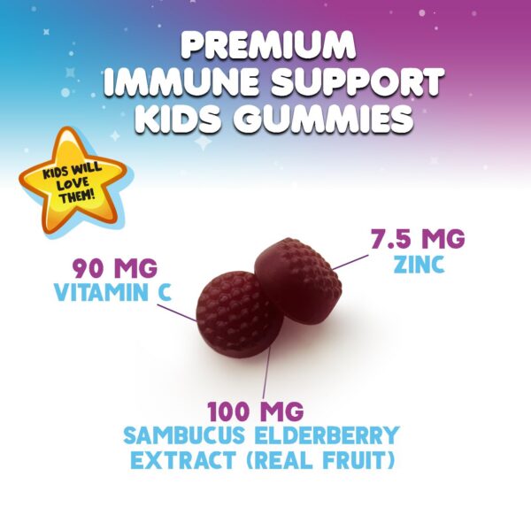 Version 1.0.0 Gomitas sabor frutos del bosque para sistema inmune infantil
