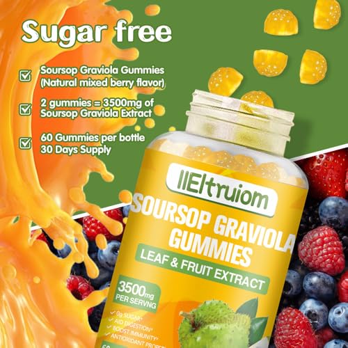 Gomitas con sabor natural a frutos rojos y antioxidantes