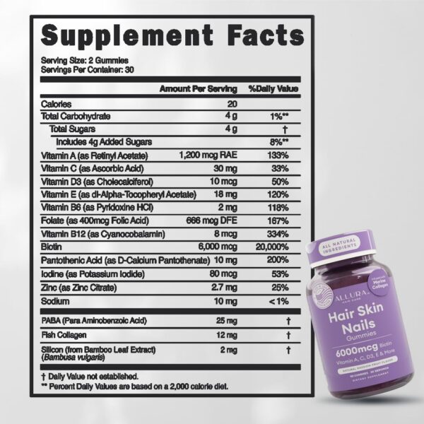 Gomitas sabor maracuyá para mejorar crecimiento y fortaleza del cabello