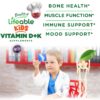 Gomitas saludables infancia vitamina d3 y k2 Lifeable Kids