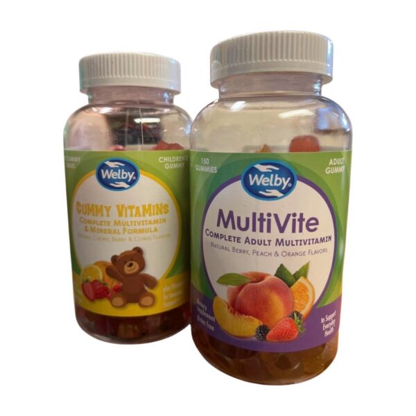 Gomitas saludables y naturales multivitamínicas multicolores