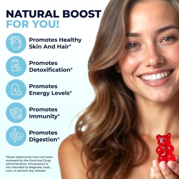 Gomitas saludables TrueSeaMoss con ingredientes naturales de musgo marino