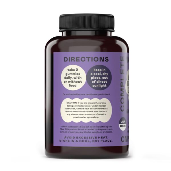 Gomitas de saúco Complete Natural apoyo salud sistema inmune