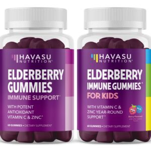 Version 1.0.0 Gomitas de saúco Havasu Nutrition envase frontal