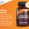 Gomitas de saúco sambucus vidrio con vitamina C y zinc