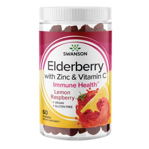 Version 1.0.0 Gomitas de saúco Swanson 60 unidades para sistema inmune