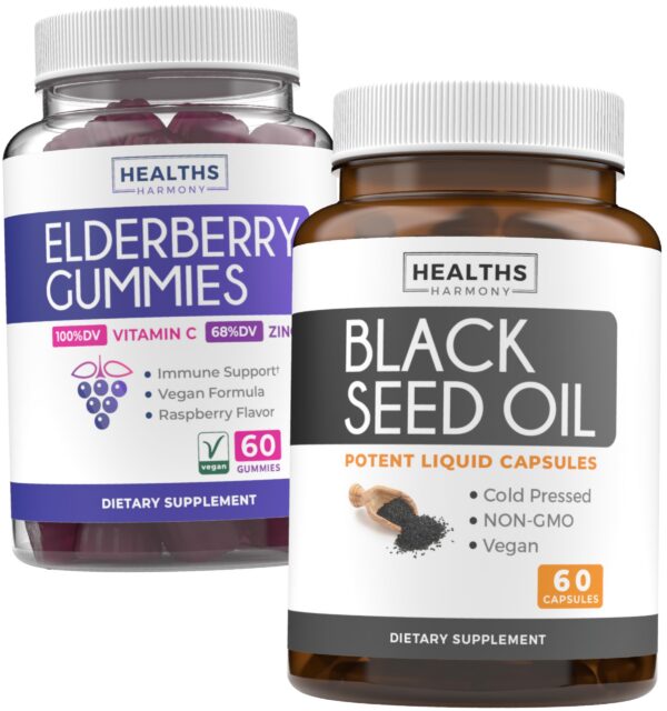 Gomitas de saúco con vitamina C y zinc Healths Harmony