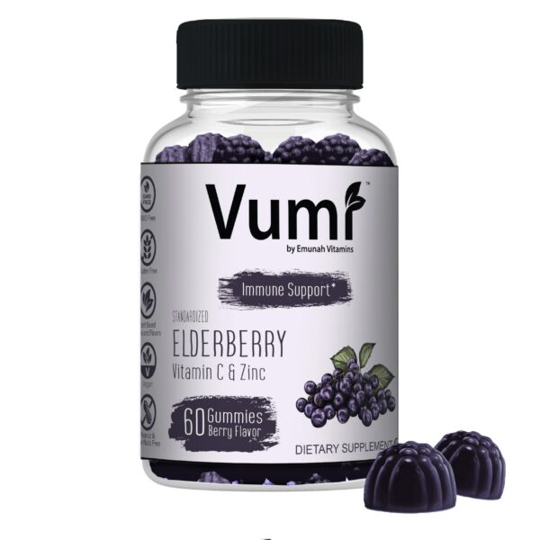 Gomitas de Saúco Vumi en botella