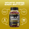 Gomitas shilajit alto contenido extracto 50mg