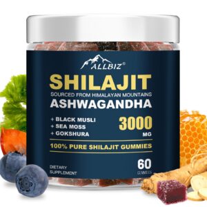 Version 1.0.0 Gomitas de Shilajit del Himalaya en envase