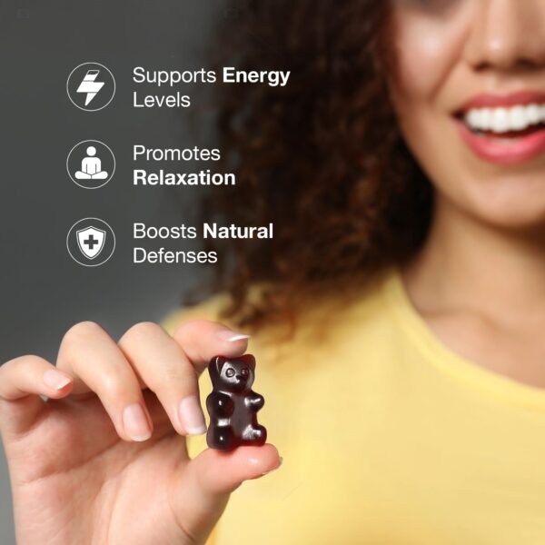 Etiqueta frontal con Ashwagandha y Chaga