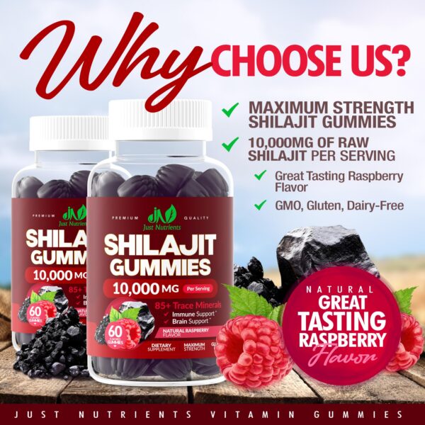 Version 1.0.0 Gomitas shilajit máxima potencia 10,000mg para hombres y mujeres