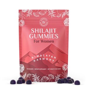 Version 1.0.0 Gomitas de Shilajit para mujeres con miel de Manuka