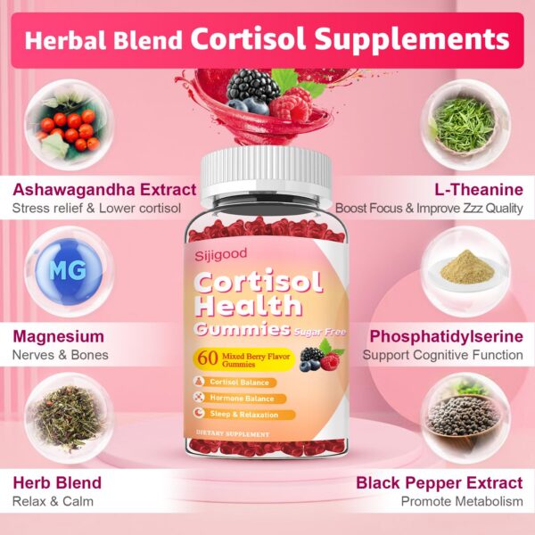 Gomitas Sijigood con Ashwagandha y magnesio sabor berries mixtos