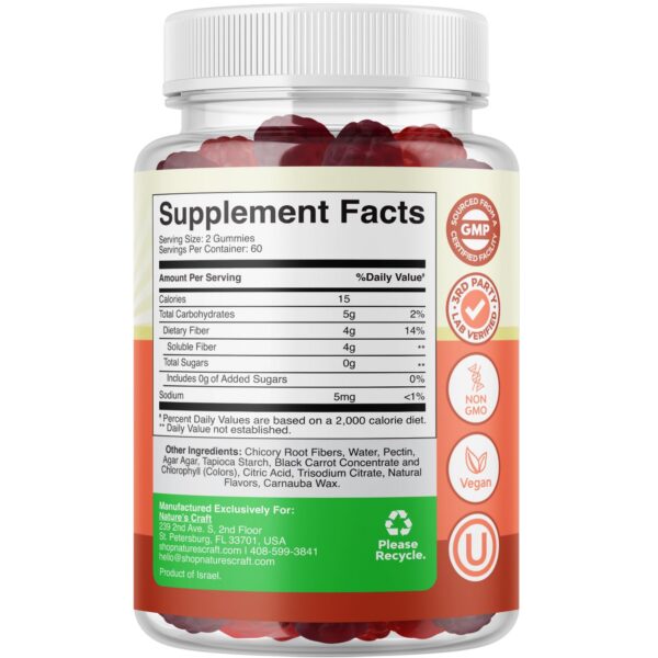 Gomitas sin azúcar para digestión y regulación estomacal