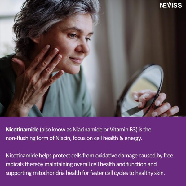 Gomitas saborizadas NEVISS nicotinamida y minerales zinc cobre