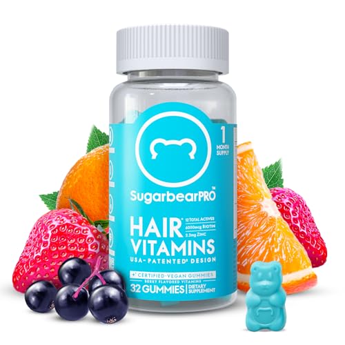gomitas sugarbear hair vitaminas biotina crecimiento cabello