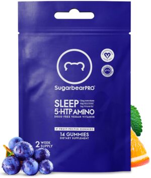Version 1.0.0 Gomitas SugarbearPRO sueño sabor bayas para hombres y mujeres