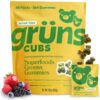 Gomitas Super Greens Gruns para salud digestiva y fuerza