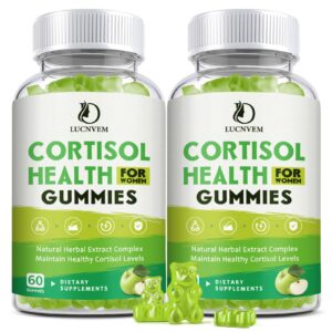 Version 1.0.0 Gomitas suplemento cortisol para mujeres LUCNVEM 60 días