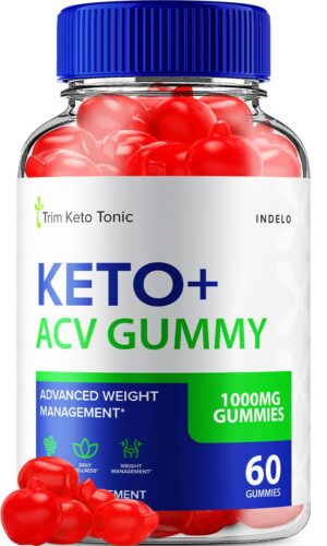 Gomitas Trim Keto Tonic con vinagre de manzana y B12 paquete